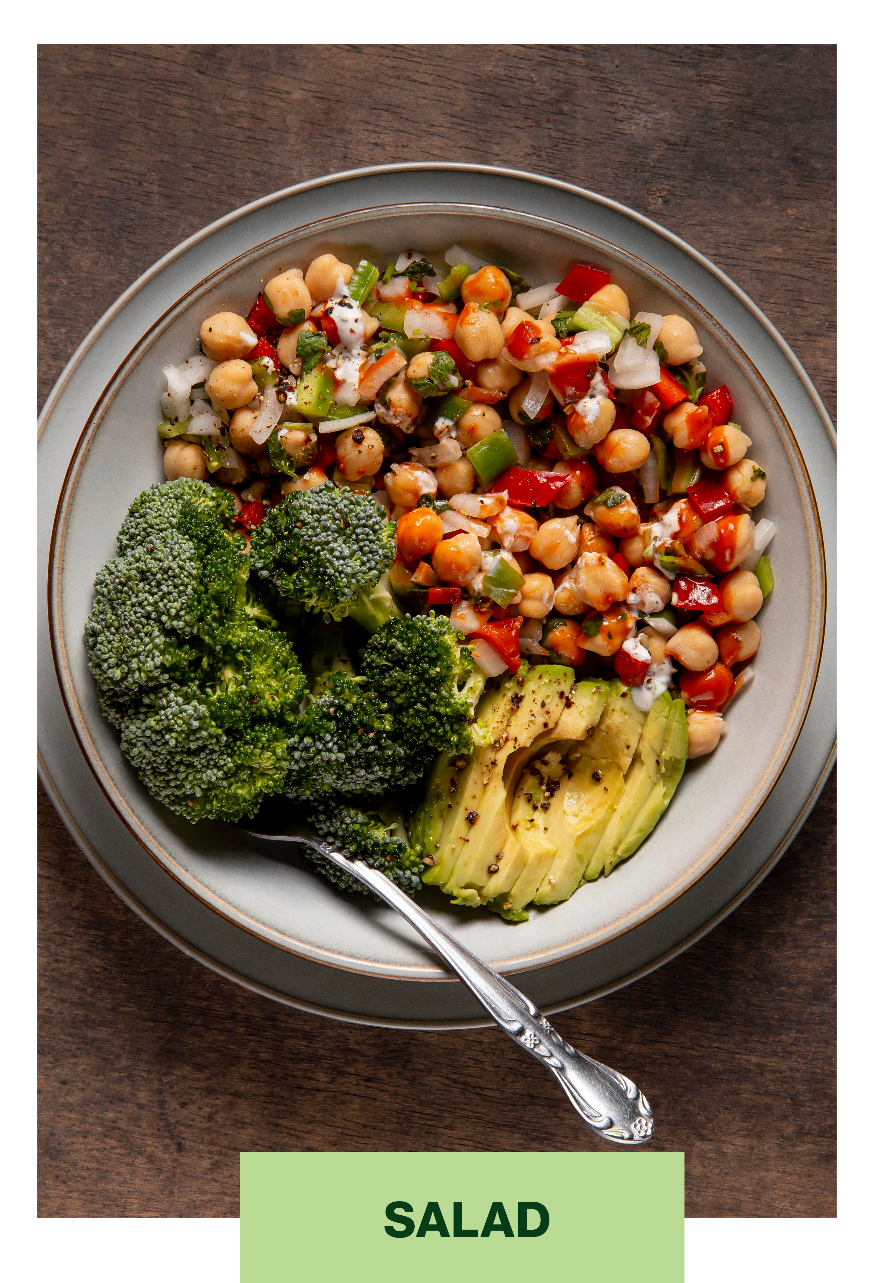 Quinoa Salad with Chickpeas and Avocado